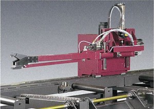 high precision auto sizing device - combination drilling and circular sawing machine